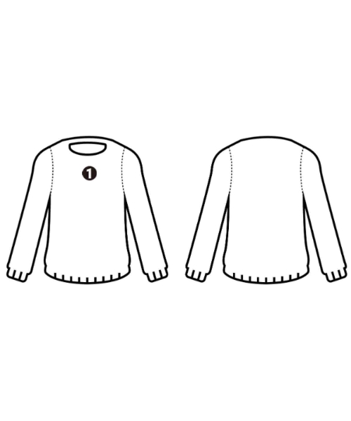 I C B（アイシービー）ニット・セーター 紫 サイズ:S レディース/2200674408029