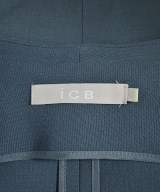 I C B（アイシービー）ノーカラージャケット 紺 サイズ:4(M位) レディース/2200696077081