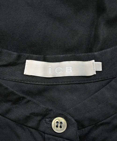 I C B（アイシービー）カジュアルシャツ 黒 サイズ:2(M位) レディース/2200642388100