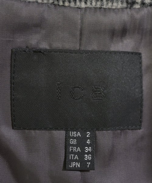 I C B（アイシービー）チェスターコート グレー サイズ:2(M位) レディース/2200655796015