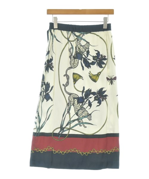 I C B（アイシービー）ロング・マキシ丈スカート 白 サイズ:2(M位) レディース/2200655284017