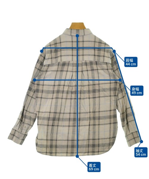 I C B（アイシービー）カジュアルシャツ ベージュ サイズ:6(L位) レディース/2200654976074