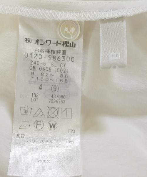 I C B（アイシービー）ブラウス 白 サイズ:4(M位) レディース/2200709343066