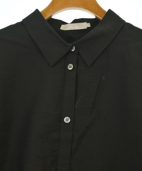 I C B（アイシービー）カジュアルシャツ 黒 サイズ:44(XL位) レディース/2200640426026