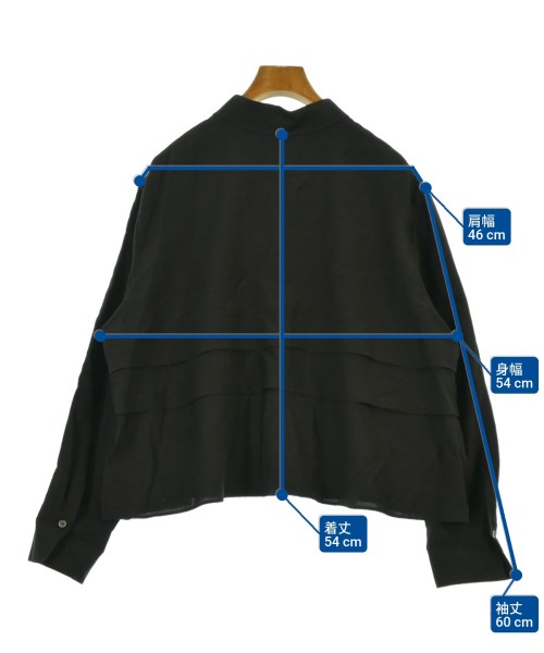 I C B（アイシービー）カジュアルシャツ 黒 サイズ:44(XL位) レディース/2200640426026