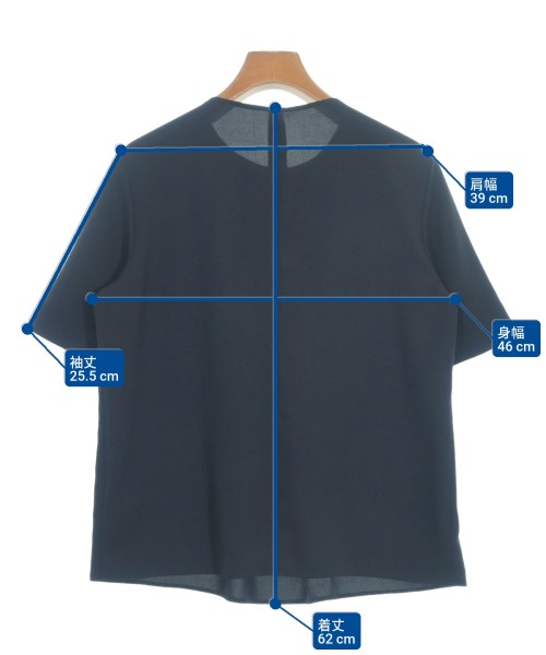 I C B（アイシービー）ブラウス 紺 サイズ:4(XL位) レディース/2200641632181