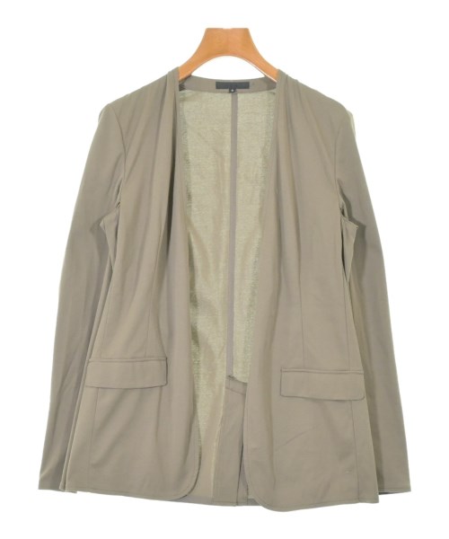 I C B(アイシービー)ノーカラージャケット カーキ サイズ:S/2200644633130