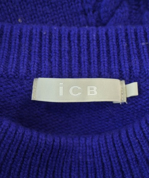 I C B（アイシービー）ニット・セーター 青 サイズ:S レディース/2200647736050