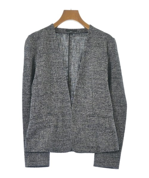 I C B(アイシービー)ノーカラージャケット 紺 サイズ:38(M位)/2200643069022