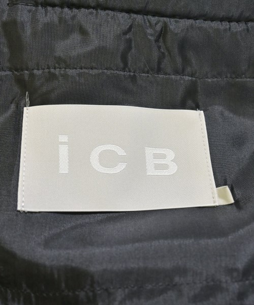 I C B（アイシービー）ノーカラージャケット 黒 サイズ:4(M位) レディース/2200702597039