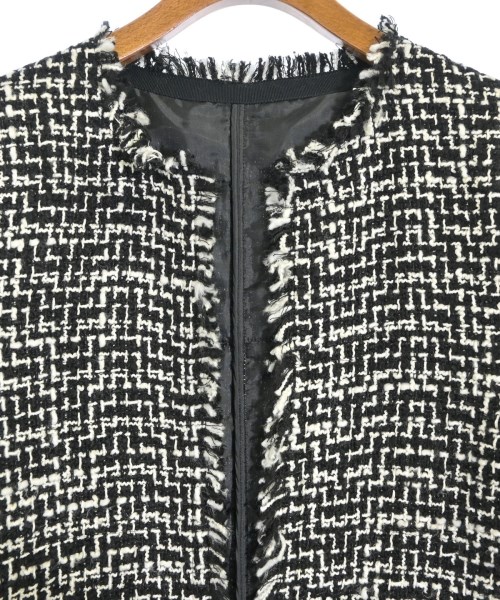 I C B（アイシービー）ノーカラージャケット 黒 サイズ:4(M位) レディース/2200659933034