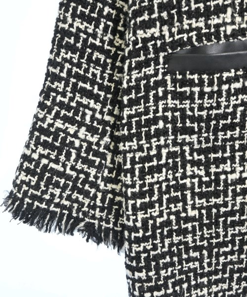 I C B（アイシービー）ノーカラージャケット 黒 サイズ:4(M位) レディース/2200659933034