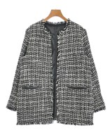 I C B（アイシービー）ノーカラージャケット 黒 サイズ:4(M位) レディース/2200659933034