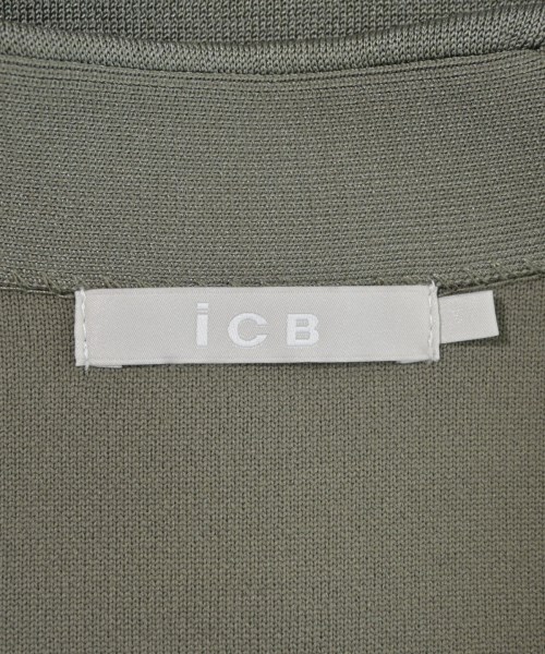 I C B（アイシービー）ノーカラージャケット カーキ サイズ:S レディース/2200666464064