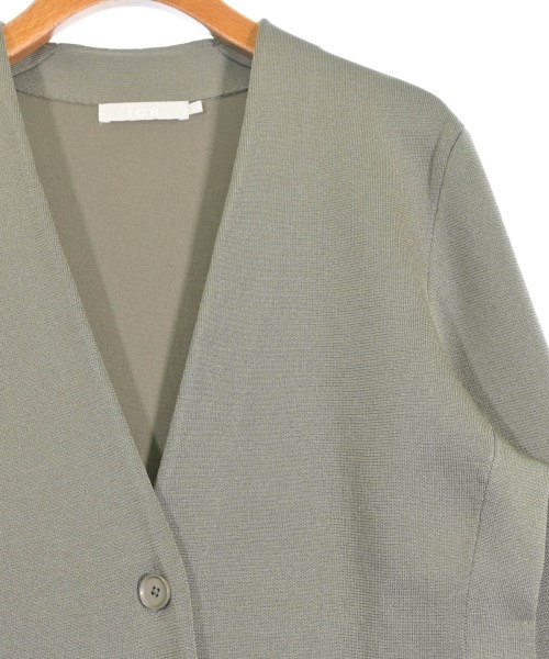 I C B（アイシービー）ノーカラージャケット カーキ サイズ:S レディース/2200666464064