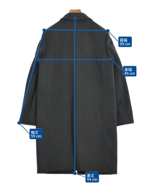 I C B（アイシービー）チェスターコート 紺 サイズ:9(M位) レディース/2200666905017