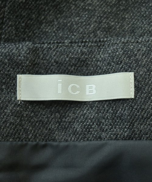 I C B（アイシービー）ひざ丈スカート グレー サイズ:4(M位) レディース/2200727409119