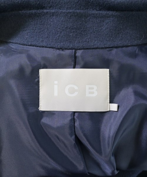 I C B（アイシービー）チェスターコート 紺 サイズ:6(M位) レディース/2200721306025