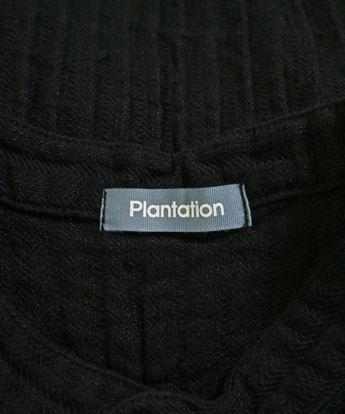 plantation（プランテーション）カジュアルシャツ 黒 サイズ:M レディース/2200622844077