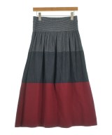 plantation（プランテーション）ひざ丈スカート 紺 サイズ:M レディース/2200643969049