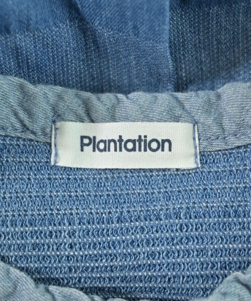 plantation（プランテーション）カジュアルシャツ 青 サイズ:F レディース/2200644227056