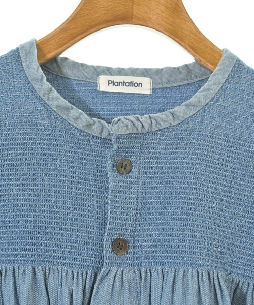 plantation（プランテーション）カジュアルシャツ 青 サイズ:F レディース/2200644227056