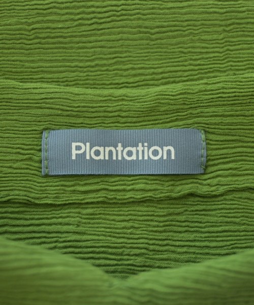plantation（プランテーション）ブラウス 緑 サイズ:M レディース/2200611535078