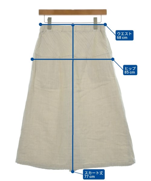 plantation（プランテーション）ロング・マキシ丈スカート ベージュ サイズ:M レディース/2200628123053