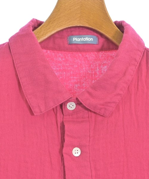 plantation（プランテーション）カジュアルシャツ ピンク サイズ:M レディース/2200629517073