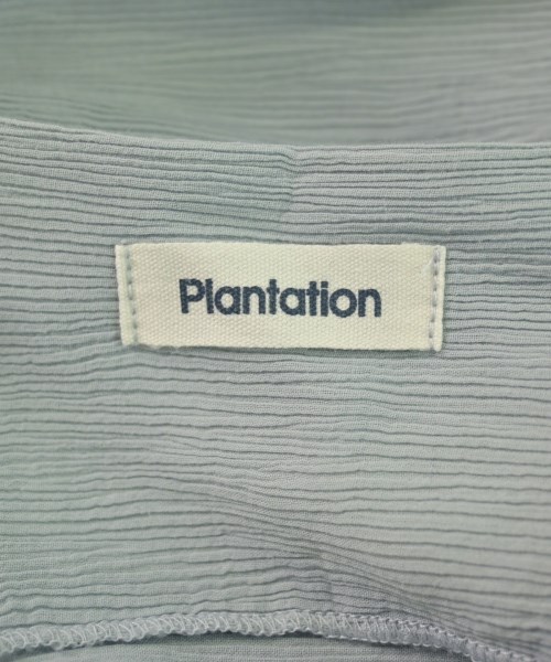 plantation（プランテーション）ブラウス 青 サイズ:M レディース/2200612383050