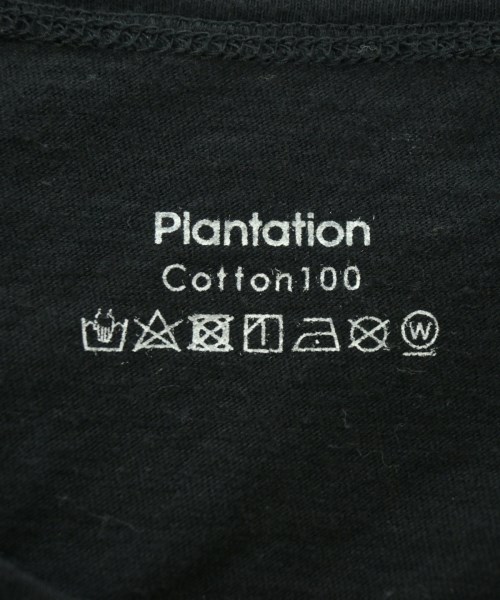 plantation（プランテーション）Tシャツ・カットソー 黒 サイズ:M レディース/2200614280043