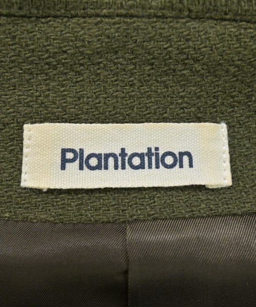 plantation（プランテーション）チェスターコート カーキ サイズ:M レディース/2200621241013