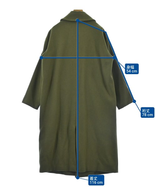 plantation（プランテーション）チェスターコート カーキ サイズ:M レディース/2200621241013