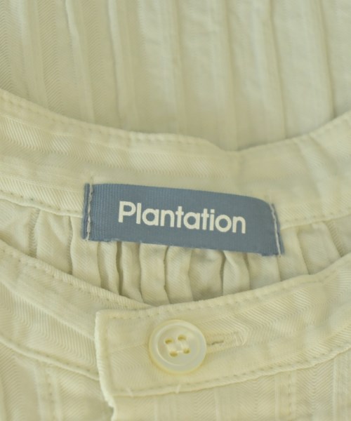 plantation（プランテーション）カジュアルシャツ 白 サイズ:M レディース/2200599309081