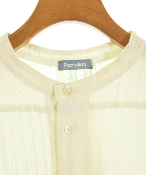 plantation（プランテーション）カジュアルシャツ 白 サイズ:M レディース/2200599309081