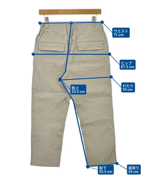 plantation（プランテーション）チノパン ベージュ サイズ:S レディース/2200673959041