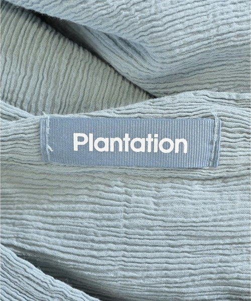 plantation（プランテーション）ブラウス 青 サイズ:M レディース/2200674262126