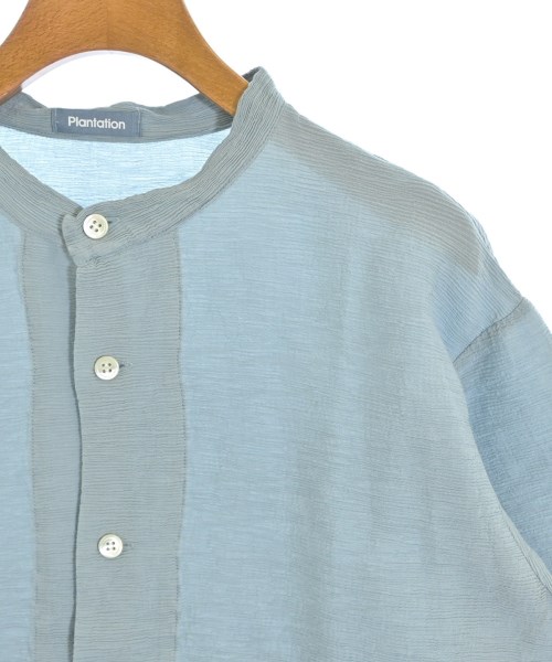 plantation（プランテーション）ブラウス 青 サイズ:M レディース/2200674262126