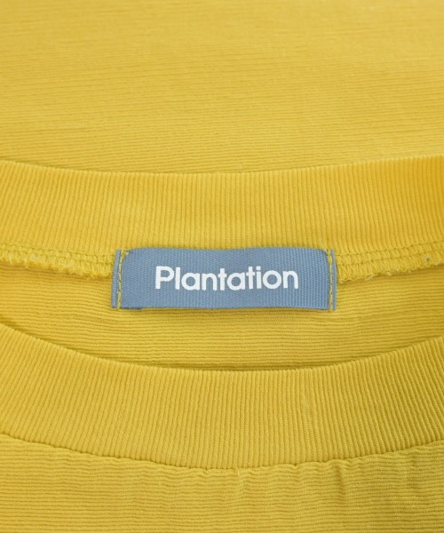 plantation（プランテーション）Tシャツ・カットソー 黄 サイズ:M レディース/2200674262133