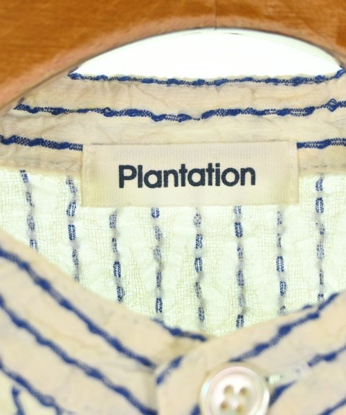 plantation（プランテーション）カジュアルシャツ 白 サイズ:M レディース/2200674262164