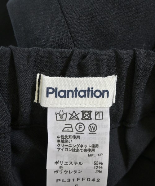 plantation（プランテーション）スラックス 黒 サイズ:S レディース/2200690048155