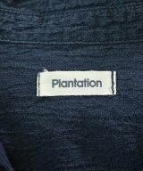 plantation（プランテーション）シャツワンピース 紺 サイズ:2(M位) レディース/2200696853012