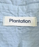 plantation（プランテーション）カジュアルシャツ 青 サイズ:M レディース/2200700913039