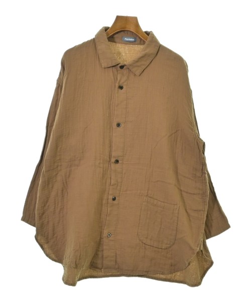 plantation(プランテーション)カジュアルシャツ ベージュ サイズ:M/2200649631032