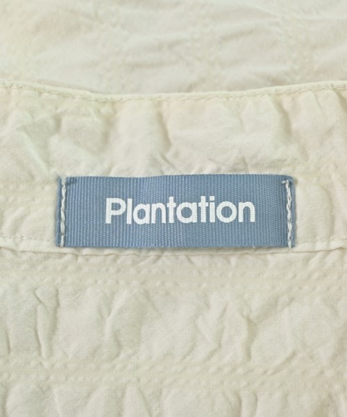 plantation（プランテーション）カジュアルシャツ 白 サイズ:M レディース/2200659274069
