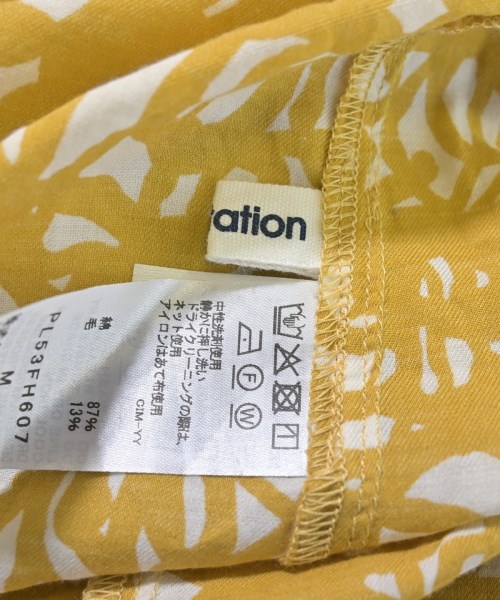 plantation（プランテーション）ワンピース 黄 サイズ:M レディース/2200660038025
