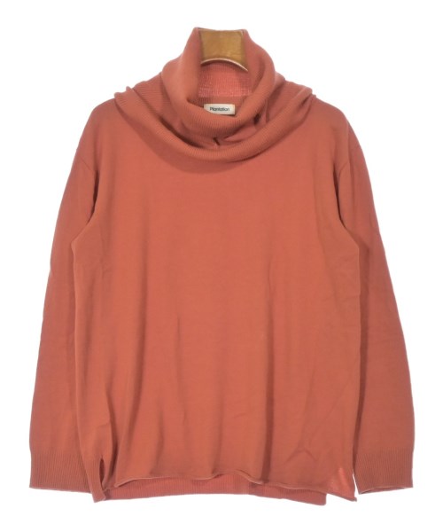 plantation(プランテーション)ニット・セーター オレンジ サイズ:M/2200660038032