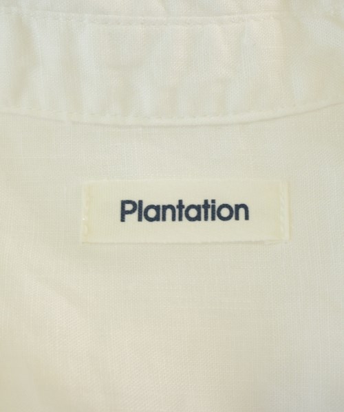 plantation（プランテーション）シャツワンピース 白 サイズ:M レディース/2200711471016