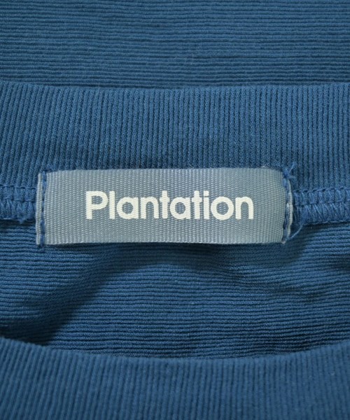 plantation（プランテーション）Tシャツ・カットソー 青 サイズ:M レディース/2200711471030