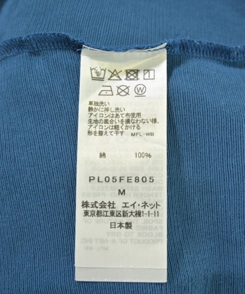 plantation（プランテーション）Tシャツ・カットソー 青 サイズ:M レディース/2200711471030